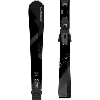 Lyžování Dámské sjezdové lyže Elan INSOMNIA S LS + ELW 9 GW 144 Černá, Tmavě šedá, Zlatá