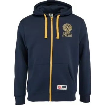 Pánská mikina Pánská mikina Russell Athletic SWEATSHIRT M S Tmavě modrá, Žlutá