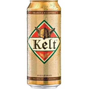 Pivo Kelt 10° - světlé výčepní 4.1% - Plech - Heineken - 0.5L