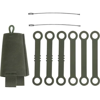 Svítilna Wosport WST elastická závěsná sumka na lightsticky s rychlovytahováky - Ranger Green