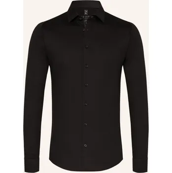 Pánská košile Desoto Pánská Žerzejová Košile Slim Fit, černá, 42