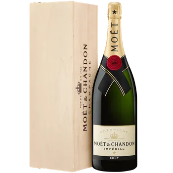 Moët & Chandon Brut Imperial Jeroboam 3 l dřevěný box