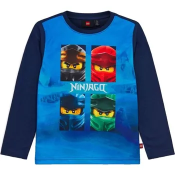 Dětská móda Chlapecké tričko s dlouhým rukávem LEGO® kidswear LWTANO 108 152 Modrá, Tmavě modrá, Mix