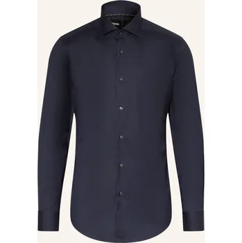 Pánská košile Boss Pánská Žerzejová Košile Hank Performance Slim Fit, tmavě...