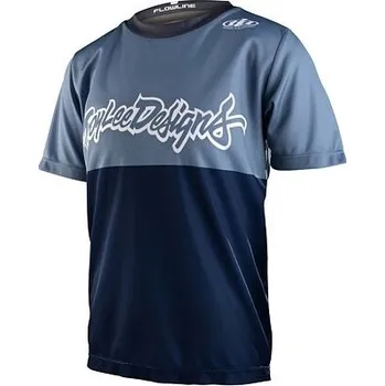 Cyklistické oblečení Dětský dres Troy Lee Designs Flowline SS, Scripter Windward velikost S