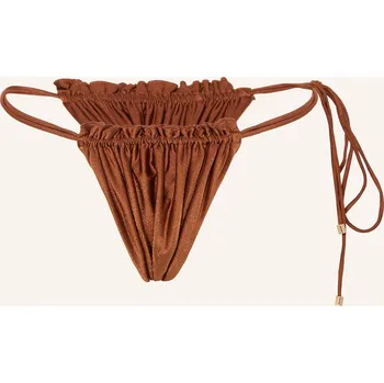 Dámské plavky Janthee Dámské Trojúhelníkové Bikinové Kalhotky Amy, hnědá, 40