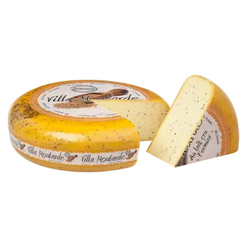 Villa Moutarde Kravská gouda s hořčicí Hmotnost: celý koláč