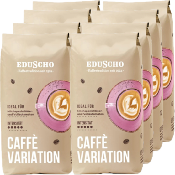 Eduscho Caffé Crema Variation 1 kg 8x1 kg-VÝHODNÉ BALENÍ
