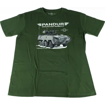 Rybářské oblečení Tričko EXC- Pandur zelené