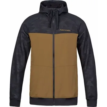 Pánská bunda Pánská softshellová bunda Hannah MARON XXL Černá, Hnědá