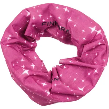Multifunkční šátek Finmark FS-121 OS Růžová, Bílá, Černá