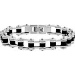 Náramek moto řetěz z chirurgické oceli 21,5 cm - design motocyklový a cyklistický KMMB19524