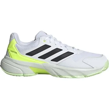 Pánská tenisová obuv Pánská tenisová obuv adidas COURTJAM CONTROL 3 M 7.5 Bílá, Černá, Reflexní neon