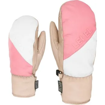 Dámské lyžařské rukavice Level DARTH S Béžová, Bílá, Růžová