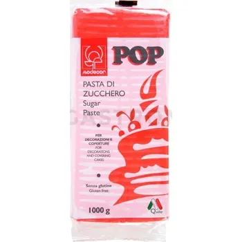 Výroba svíčky Cukrová hmota, ohnivě červená, 1 kg | MODECOR, 25470