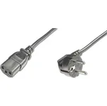 ASSMANN Kabel CEE 7/7 (E/F) úhlová vidlice,IEC C13 zásuvka 750mm