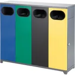 HTI Interiérový koš na tříděný odpad - čtyřkoš MC-7165-4I