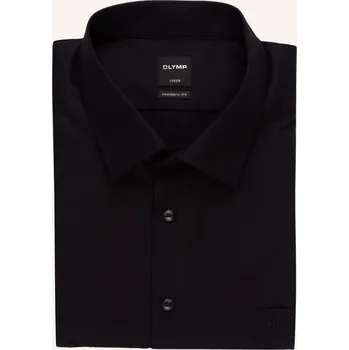 Pánská košile Olymp Pánská Košile Luxor Modern Fit, černá, 48
