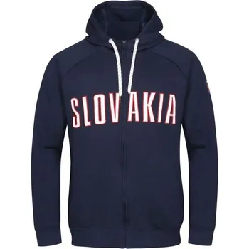 Pánská mikina Pánská mikina pro fanoušky PROGRESS HC SK HOODY ZIP M Tmavě modrá, Červená, Bílá