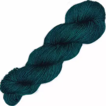 Příze Symfonie Yarns Viva 1031 Smaragdová (Ručně barvená příze Viva 1031 Deep emerald)