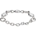 Free Style Náramek z chirurgické oceli se zirkony BSS425-Crystal Délka náramku: 19cm