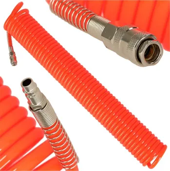 Příslušenství ke kompresoru Spirálová vzduchová hadice kompresoru 12 mm 15 m