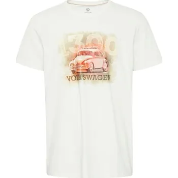 Pánské tričko Pánské tričko BLEND REGULAR FIT M Bílá, Lososová