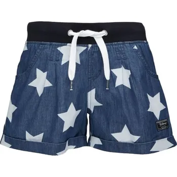 Dámské plátěné šortky Willard TOMIA 42 Tmavě modrá, Bílá