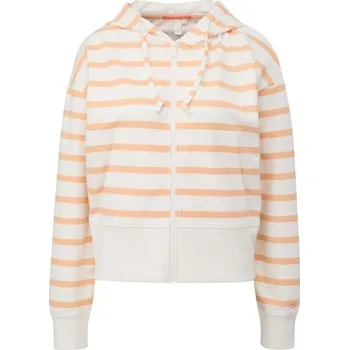 Dámská mikina Dámská mikina s.Oliver Q/S SWEATSHIRT S Bílá, Oranžová