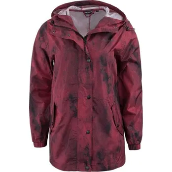 Dámská větrovka Dámská bunda ALPINE PRO WEDA M Vínová, Černá