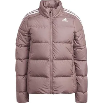 Dámská péřová bunda adidas ESSENTIALS JACKET S Růžová, Bílá
