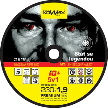 Řezný kotouč Řezný kotouč KOWAX IQ+ 5v1 230x1,9