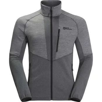 Pánská outdoorová bunda Jack Wolfskin BLATTSTEIG FZ M L Šedá
