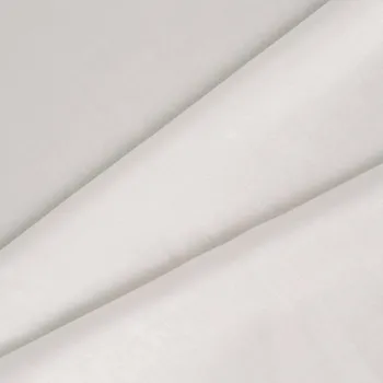 Umělé hedvábí se sametovým leskem bílé