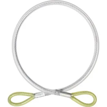 smyčka Ocelový lanyard SINGING ROCK STEEL LANYARD "I" 130 cm