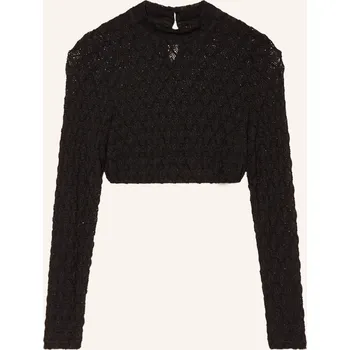 Dámská halenka Waldorff Dámská Dirndl Halenka Z Krajky, černá, 40