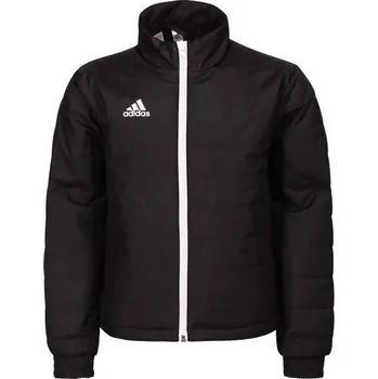 Dětská móda Chlapecká bunda adidas ENTRADA 22 LIGHT JACKET 140 Černá, Bílá