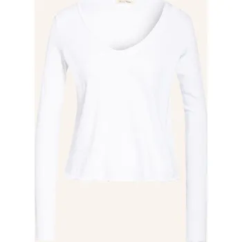 Dámské tričko American Vintage Dámské Tričko S Dlouhým Rukávem Caleb, bílá, 36