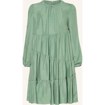 Dámské šaty Il Gufo Dívčí Šaty S Volány, zelená, 110