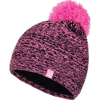 Čepice Dámská zimní čepice LOAP ZAX 52 Růžová, Černá