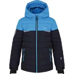 Dětská lyžařská bunda LOAP FUMAR 122/128 Černá, Tmavě modrá