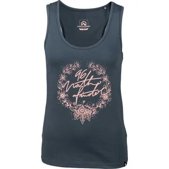 Dámské tílko Northfinder IRIS XS Tmavě modrá, Růžová