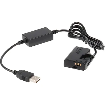 Kabel USB Konektor s Dummy baterií Canon LP-E10