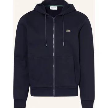 Pánská móda Lacoste Pánská Mikinová Bunda, tmavě modrá, XXL