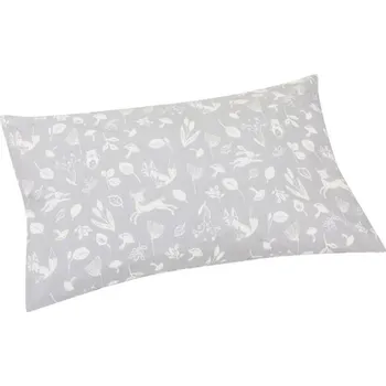 Povlečení BOMIMI BEDDING 120 x 90 CM UNI Šedá, Bílá