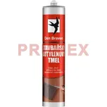 Den Braven Stavbařský butylenový tmel - 310 ml hnědá, kartuše _10104RL