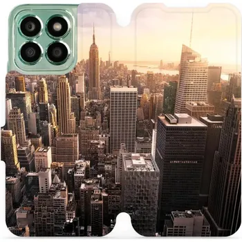 Pouzdro na mobilní telefon Flipové pouzdro Mobiwear - Honor X8b - M138P New York (Knížkové flip pouzdro, obal, kryt na mobil Honor X8b - M138P New York, materiál Umělá kůže + TPU - ochrana 360°, stojánek, silikonová vanička, magnetické zavírání)