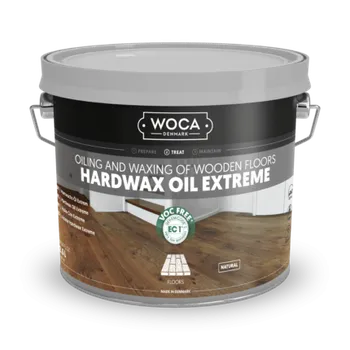 Olej na dřevo WOCA - Olej s voskem Extreme (Hardwax Oil Extreme) - přírodní - 2,5 L