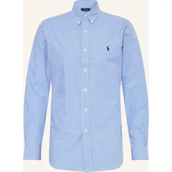 Pánská košile Polo Ralph Lauren Pánská Košile Custom Fit, modrá / bílá, 46