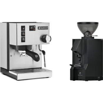 Kávovar Rancilio Silvia BC + Eureka Mignon Manuale, BL black